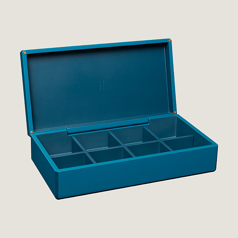 Facettes H en Dedale tie box | Hermès Singapore